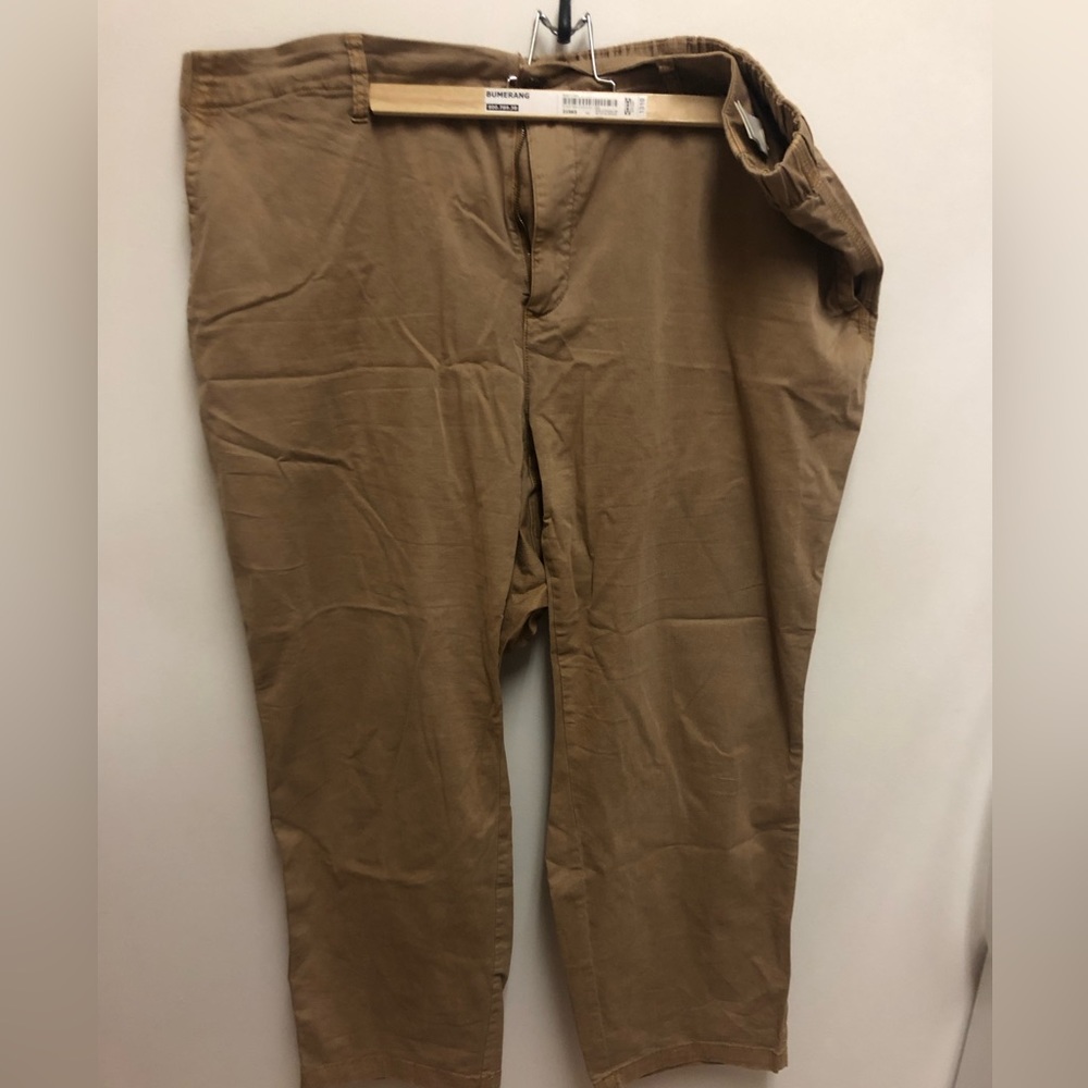 Washed and worn once, Old Navy High-Waisted OGC Chino Pants, tan size 3x
